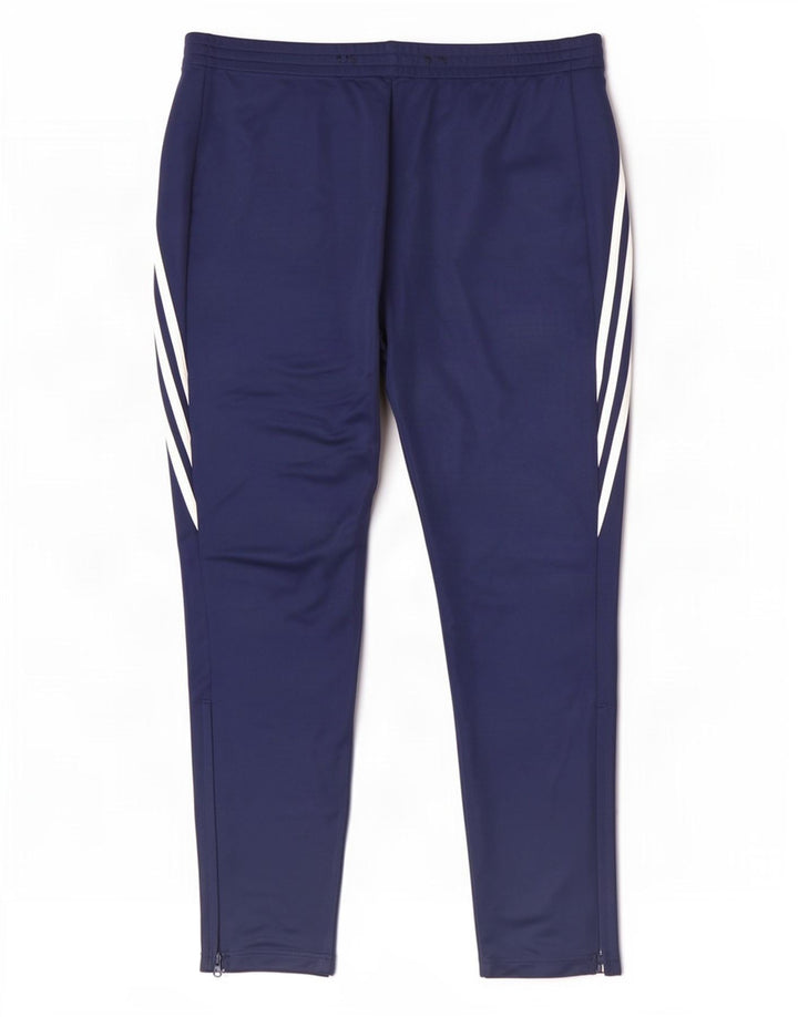 Adidas Herren Climalite Trainingshose 2XL Marineblau Polyester