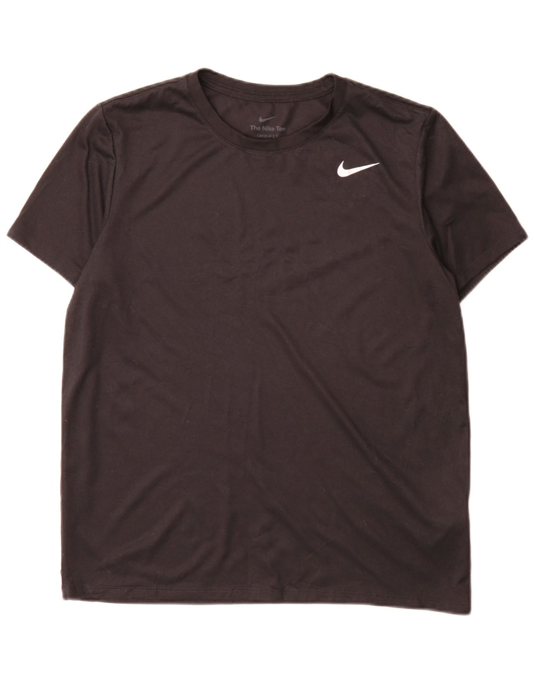 Nike Damen Dri Fit T-Shirt Top Medium Schwarz Polyester Sport