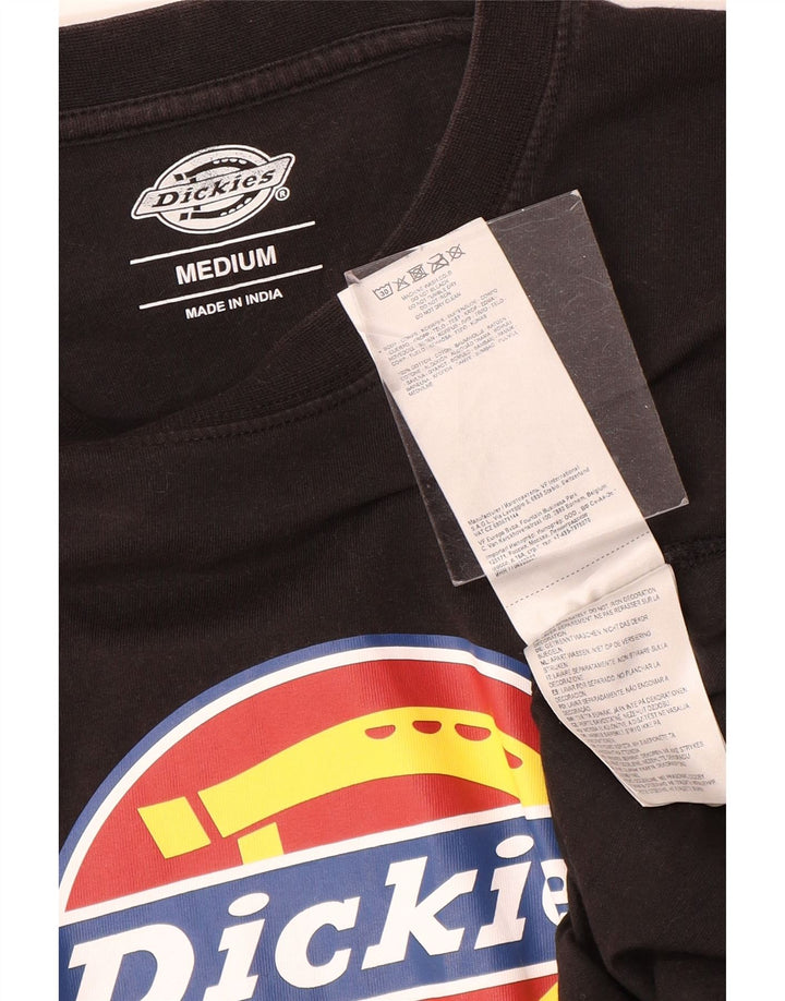 Dickies Herren-T-Shirt mit Grafik, mittelschwarze Baumwolle