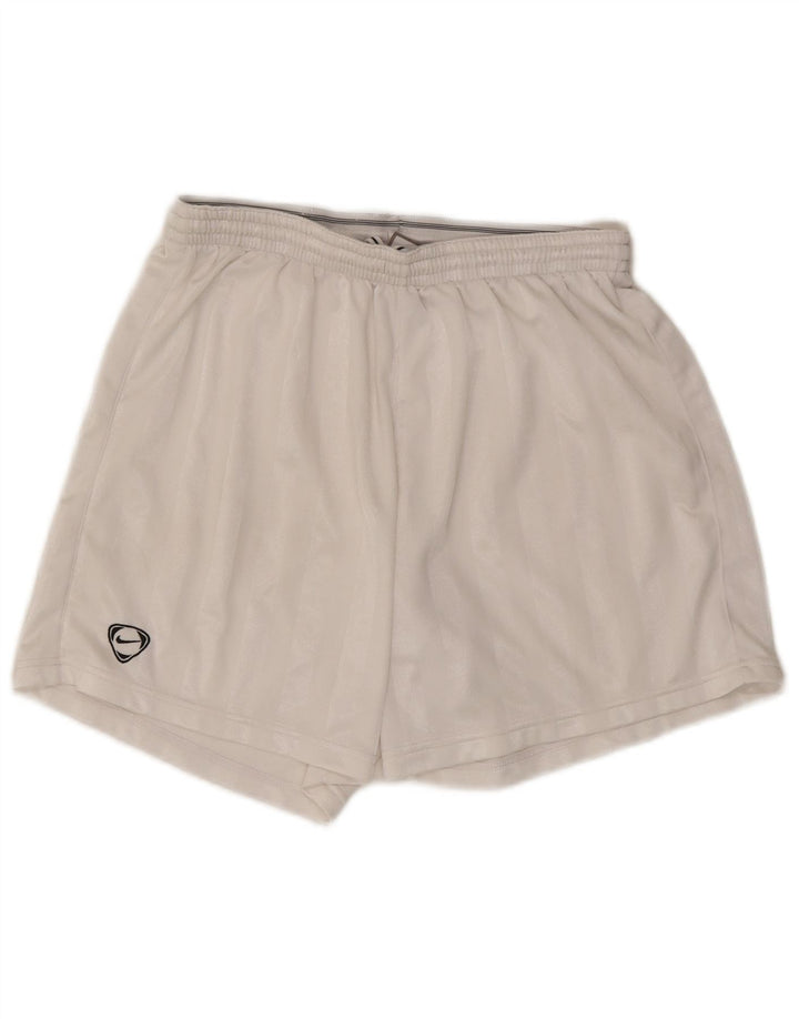 NIKE Herren Sportshorts Mittelweiß gestreift