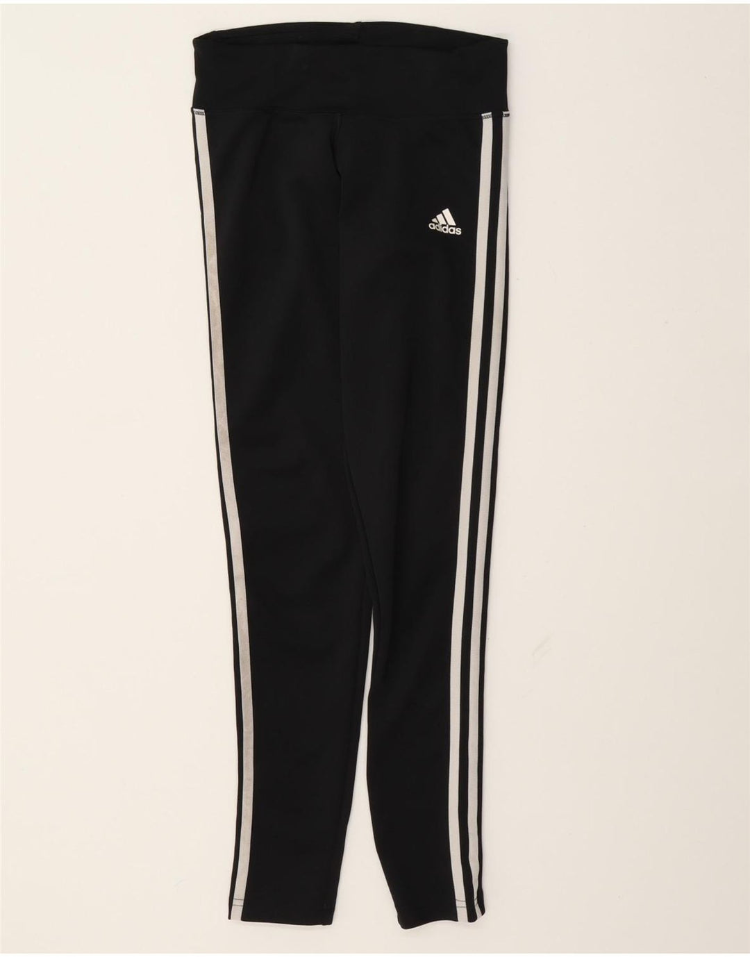Adidas Damen Leggings UK 4/6 XS Schwarz Polyester