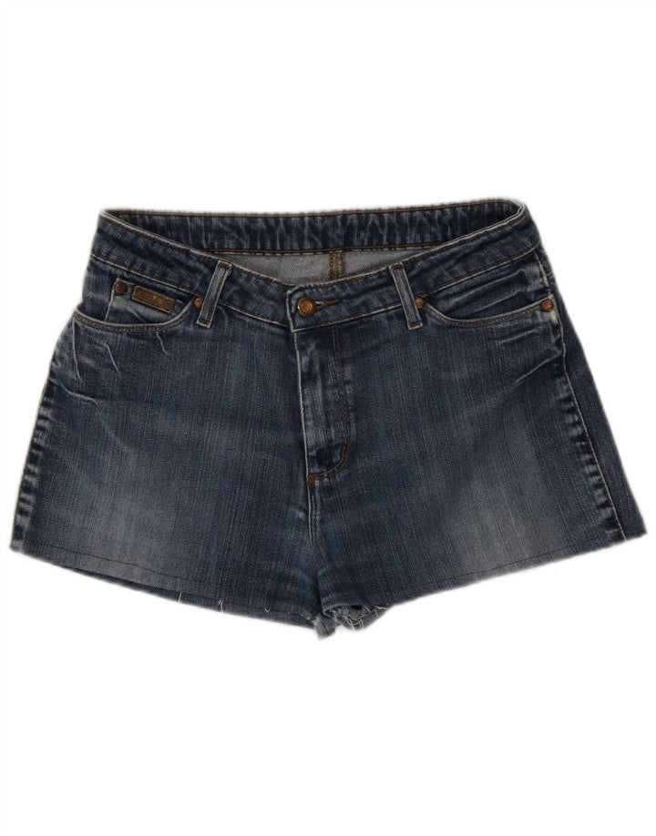 Wrangler Womens Denim Hot Pants W32 Große blaue Baumwolle