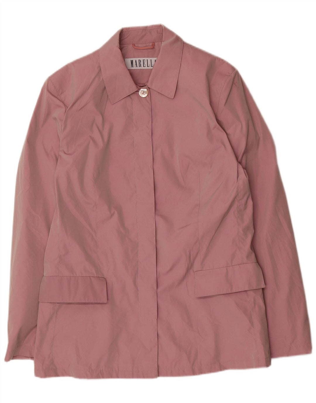 Marella Damen Utility-Jacke UK 14 Large Rosa Polyester