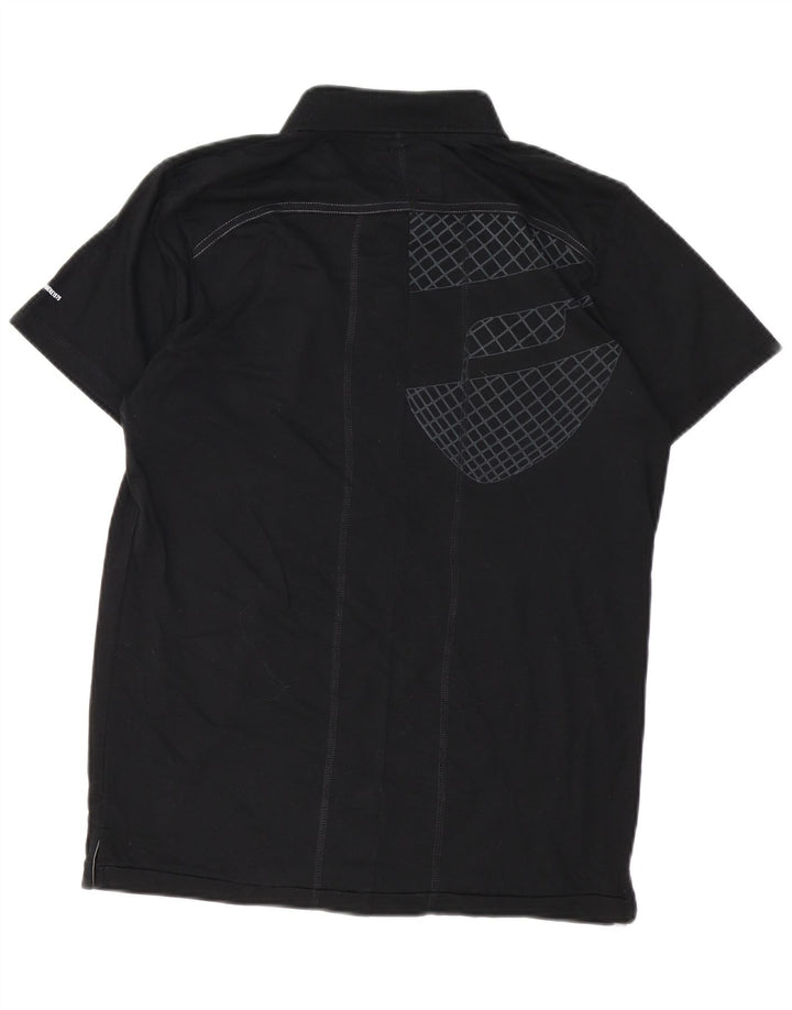 JACK & JONES Herren-Poloshirt, groß, schwarz, geometrisch