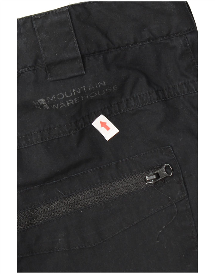 Mountain Warehouse Gerade Herren-Cargohose, W32, L31, Schwarz, Polyester