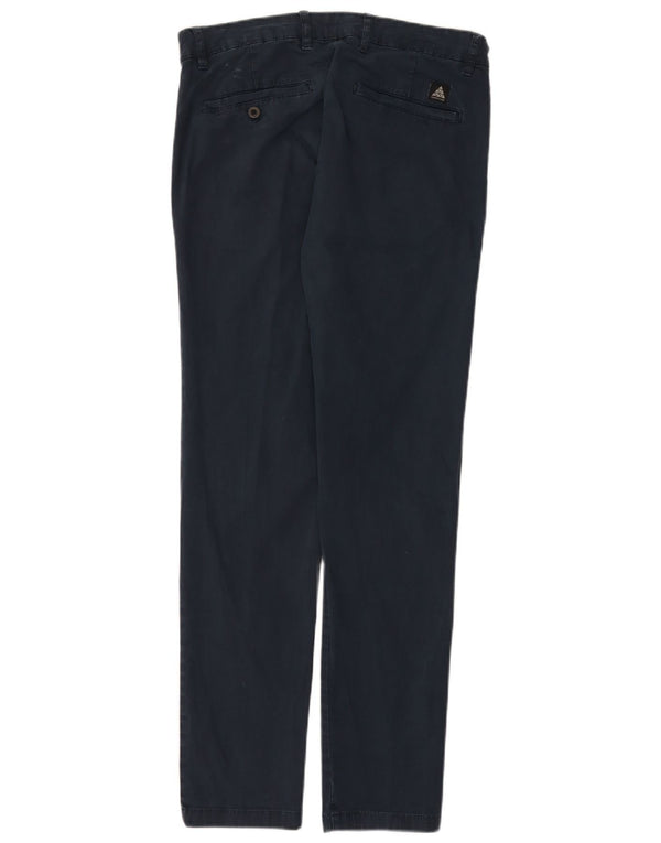 Zara Mens Slim Chino Trousers EU 40 Medium W31 L30 Navy Blue