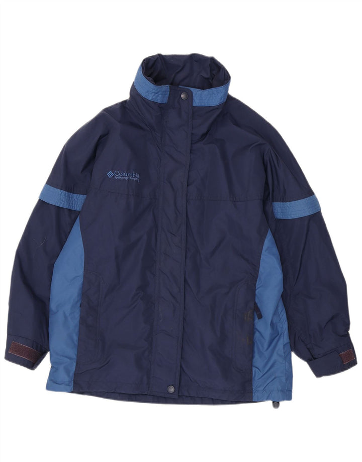Columbia Damen-Skijacke in Übergröße, UK 10, Größe S, Marineblau, Farbblock