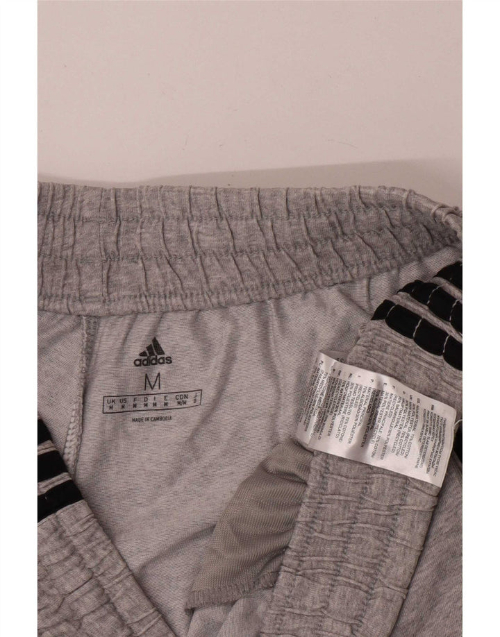 Adidas Herren Sportshorts mittelgraue Baumwolle