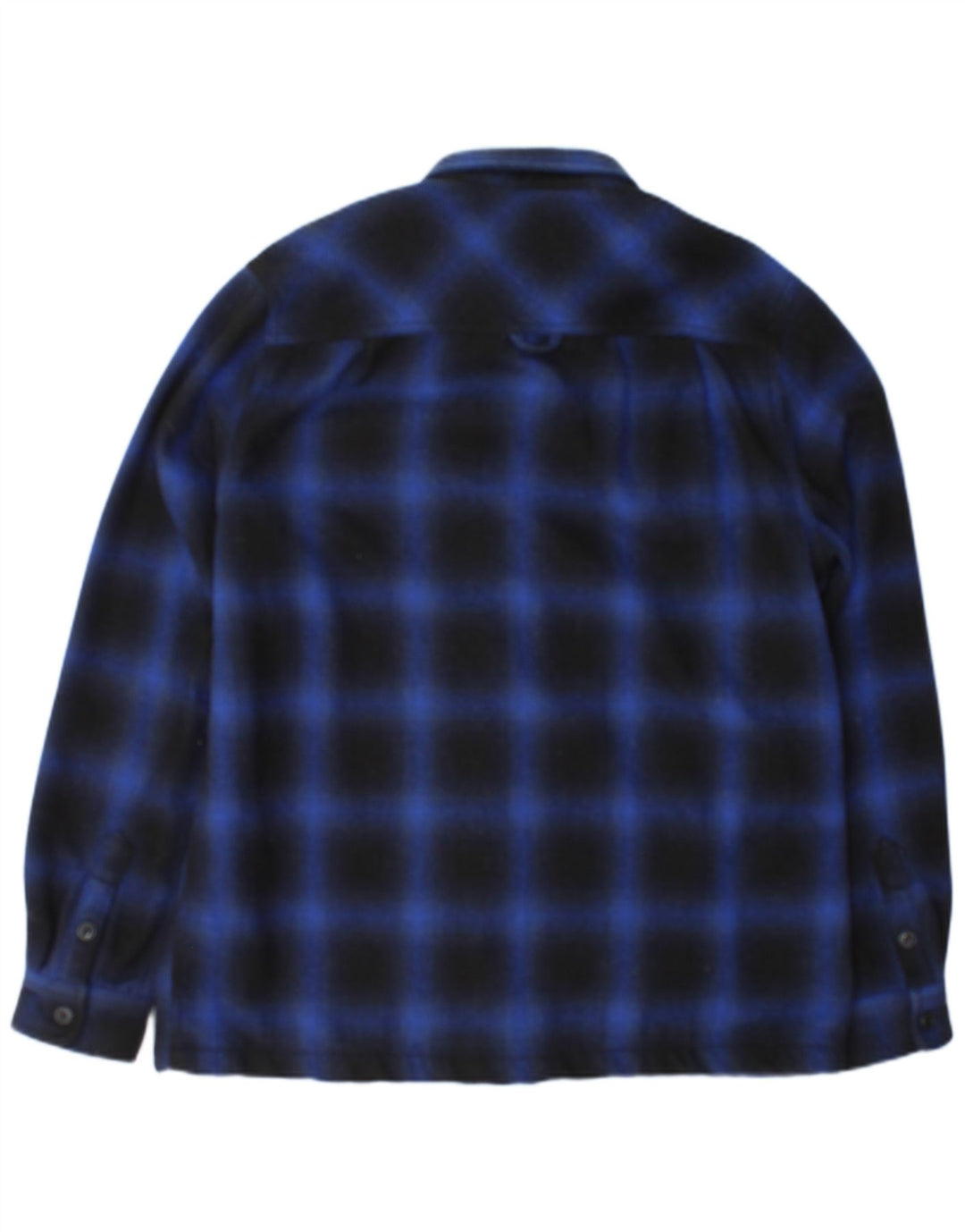 Superdry Herren Lumberjack Flanellhemd XL Marineblau kariertes Polyester