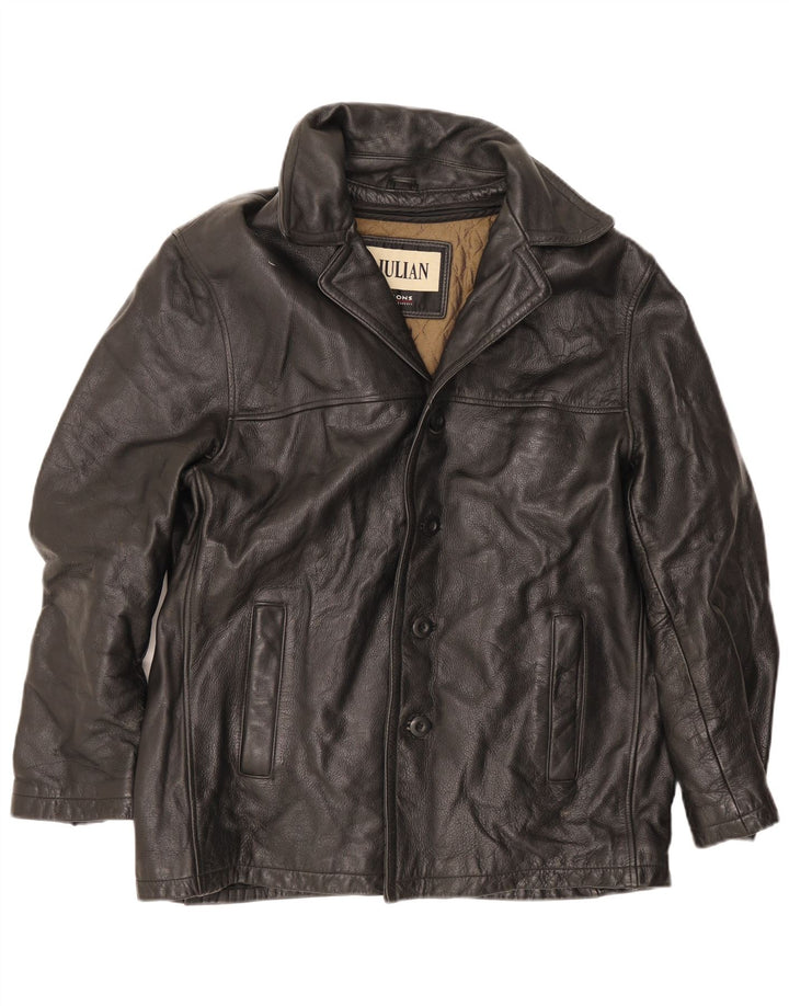 Wilsons Herren M. Julian Leder-Windjacke, Größe 40, Schwarz