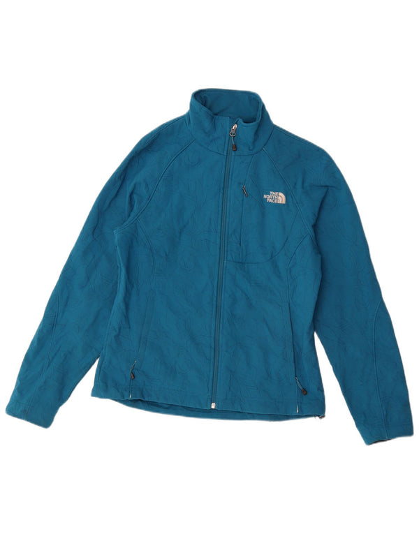 The North Face Damen-Trainingsanzug-Top-Jacke, UK 16, Größe L, blau geblümt