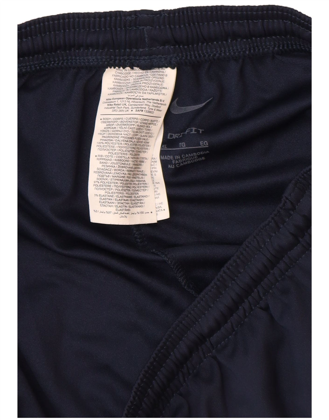Nike Herren Dri Fit Trainingshose XL Marineblau Polyester
