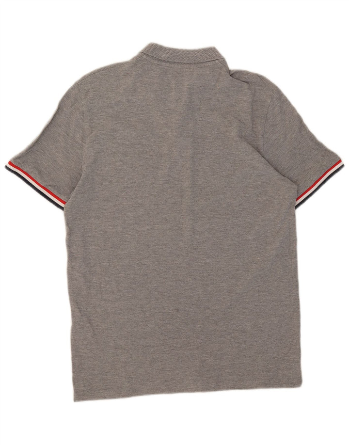 JACK & JONES Herren-Poloshirt aus mittelgrauer Baumwolle