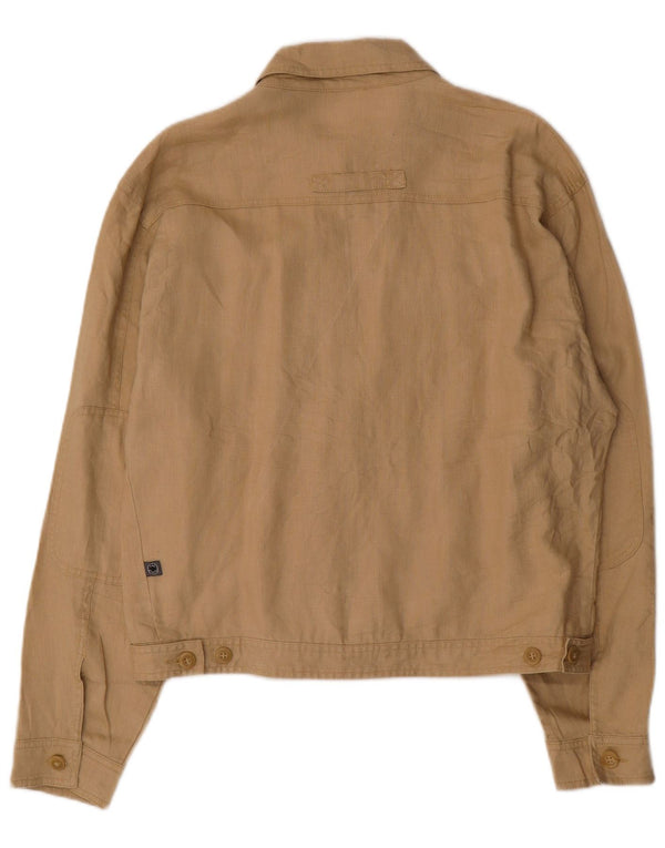 Pal Zileri Damen Utility-Jacke IT 52 2XL Beige Leinen