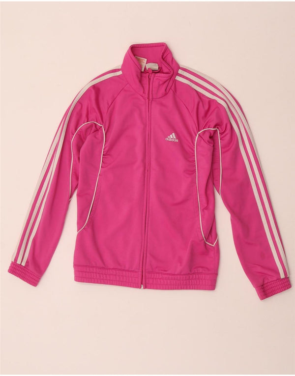 Adidas Mädchen Trainingsanzug Top Jacke 13-14 Jahre Rosa