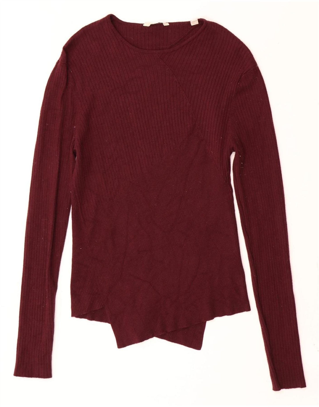 Jack Wills Damen-Pullover mit U-Boot-Ausschnitt, Gr. 10, Größe S, Burgunderrot, Viskose