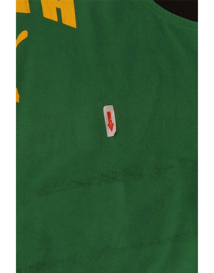 Puma Herren Grafik-Trägershirt, mittelgrün, Farbblock