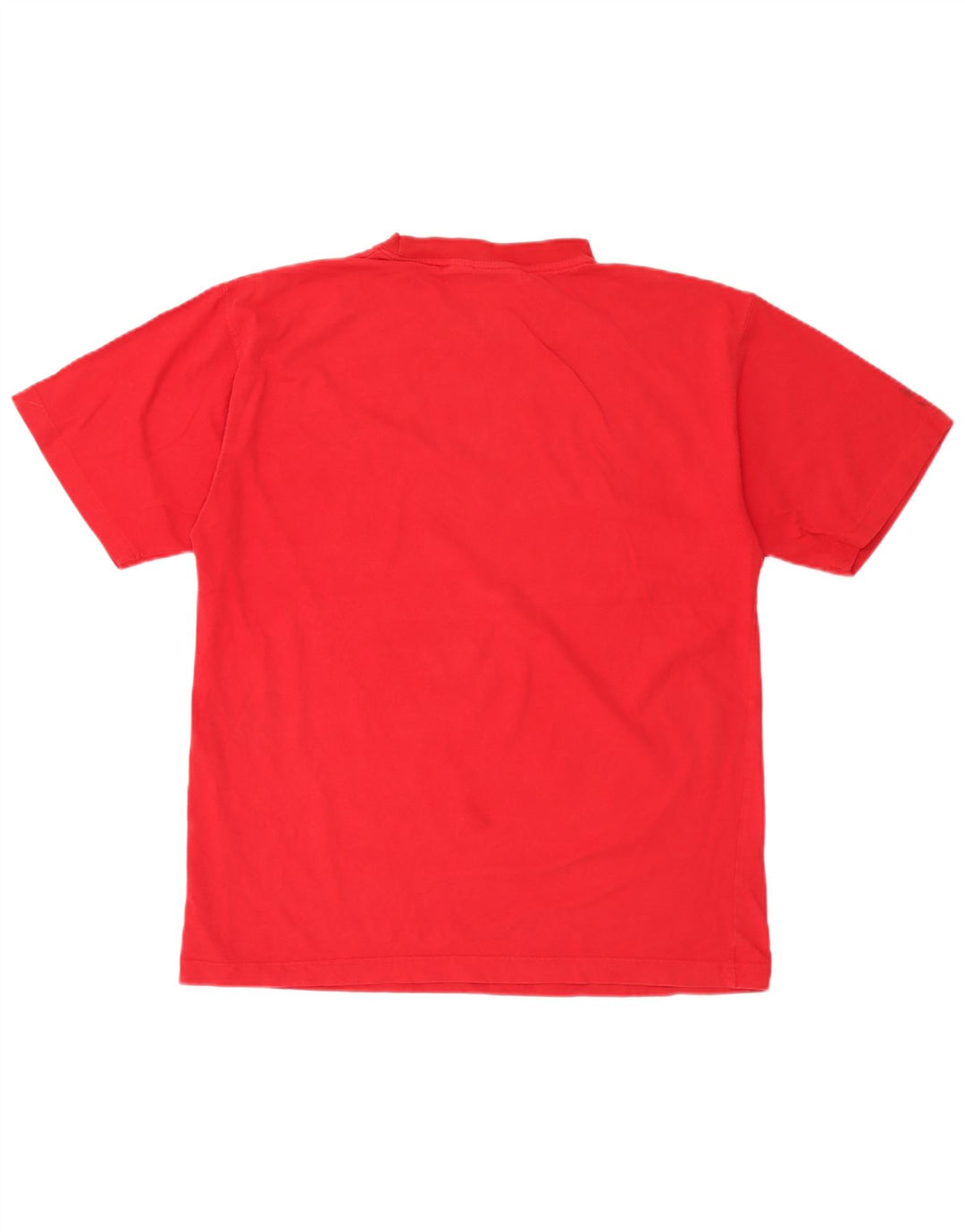 Reebok Herren T-Shirt Top Große rote Baumwolle