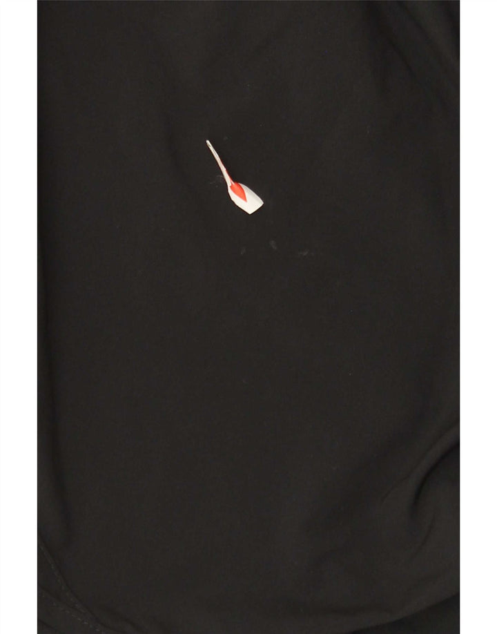 Nike Damen Dri Fit Sport Shorts UK 12 Medium Schwarz Polyester