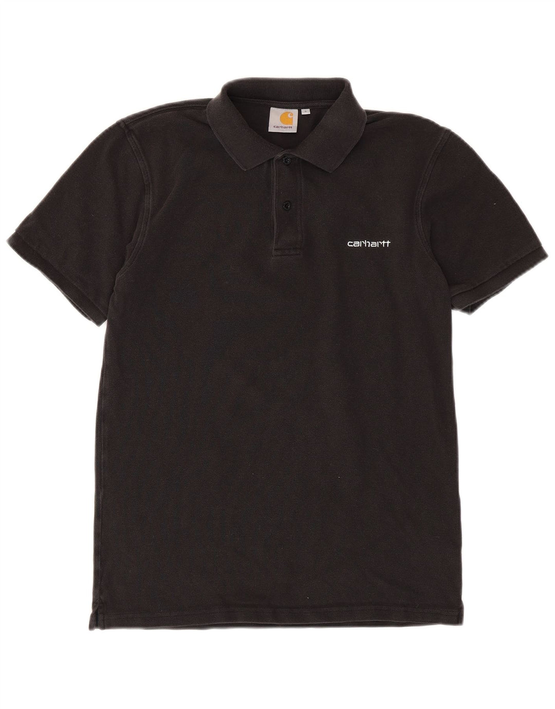 Carhartt Herren Poloshirt Small Schwarz Baumwolle