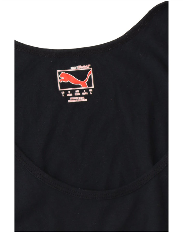 PUMA Herren Graphic Vest Top Large Schwarz