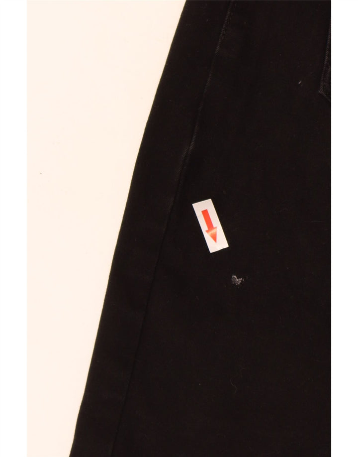 Lee Damen Sculpting Slim Fit Bermudashorts US 10 Large W30 Schwarze Baumwolle