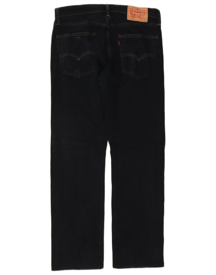 Levi's Herren 513 Straight Jeans W31 L29 Marineblau Baumwolle