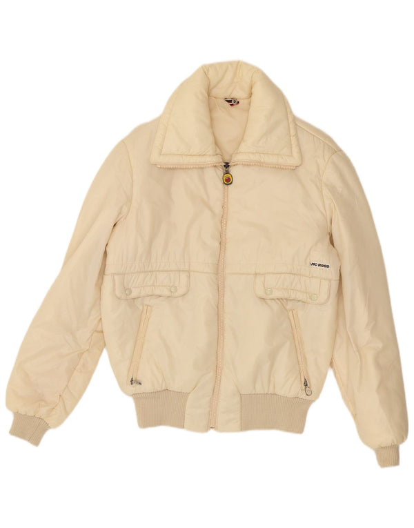 MC Ross Damen Bomberjacke IT 46 Large Off White Polyamid