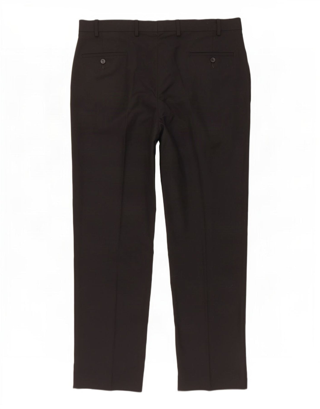 Marks & Spencer Herren-Anzughose mit Pegged-Anzug, W38, L31, schwarze Wolle