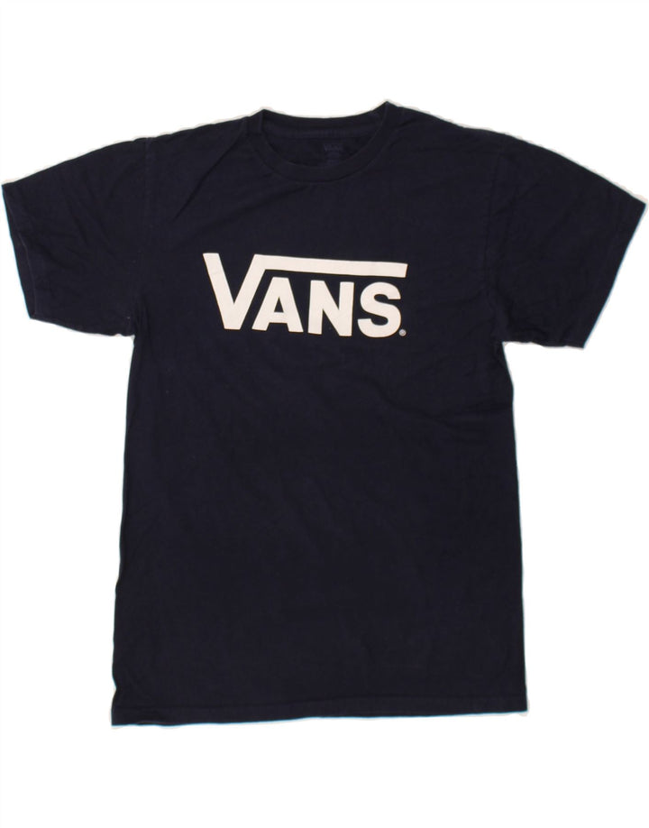 VANS Mens Graphic T-Shirt Top Small Navy Blue Cotton Vintage Vans and Second-Hand Vans from Messina Hembry 