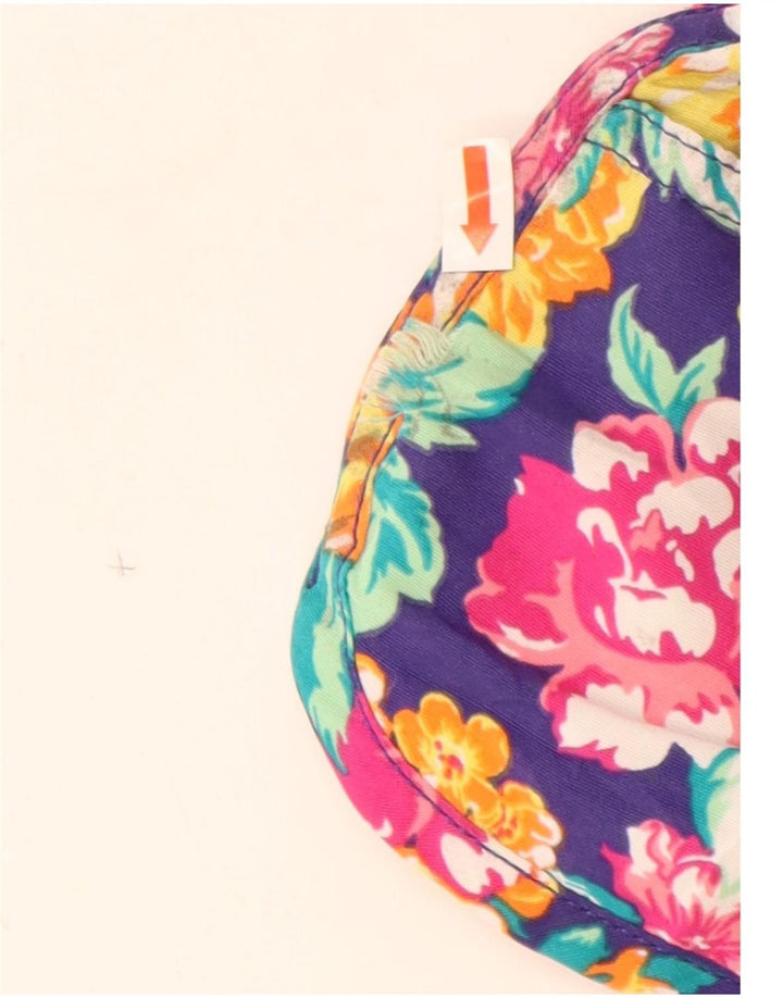 BENETTON Damen-Hotpants W26, klein, mehrfarbig, Blumenmuster