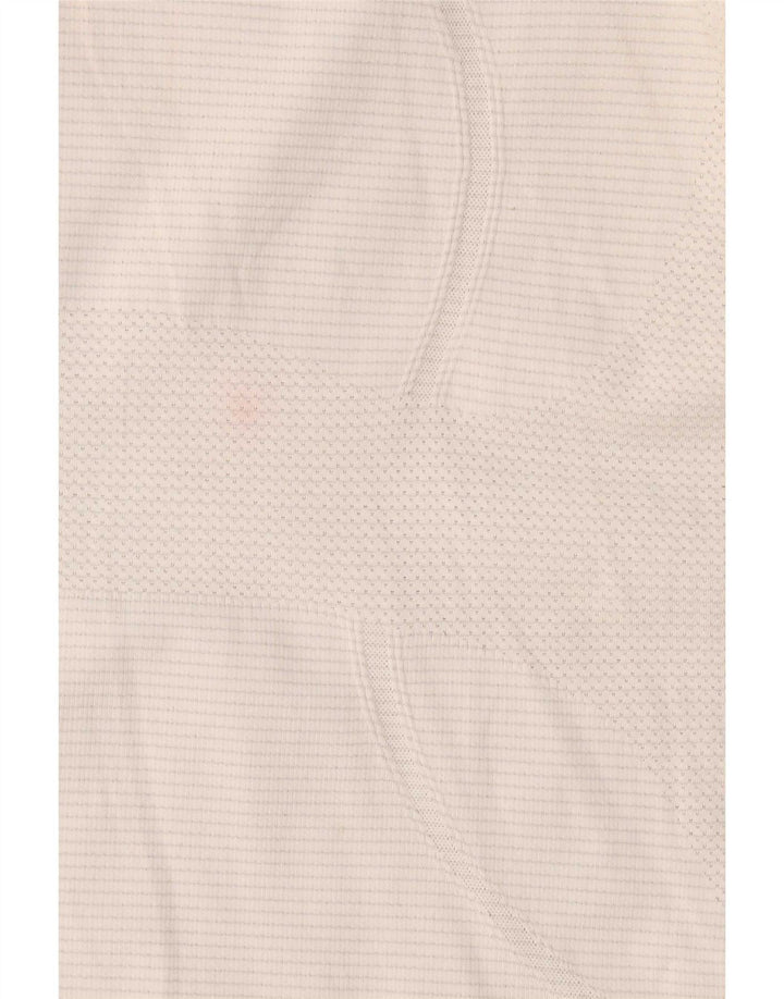 Lululemon Damen T-Shirt Top US 10 Large Weiß Nylon