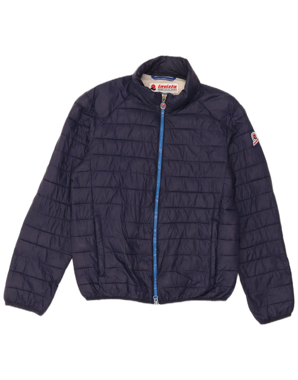 Invicta Damen-Jacke mit Kapuze, gepolstert, UK 18, XL, marineblaues Nylon