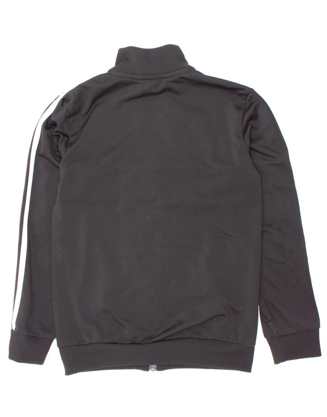 Adidas Jungen-Trainingsanzug-Top-Jacke, 7–8 Jahre, schwarzes Colourblock-Polyester