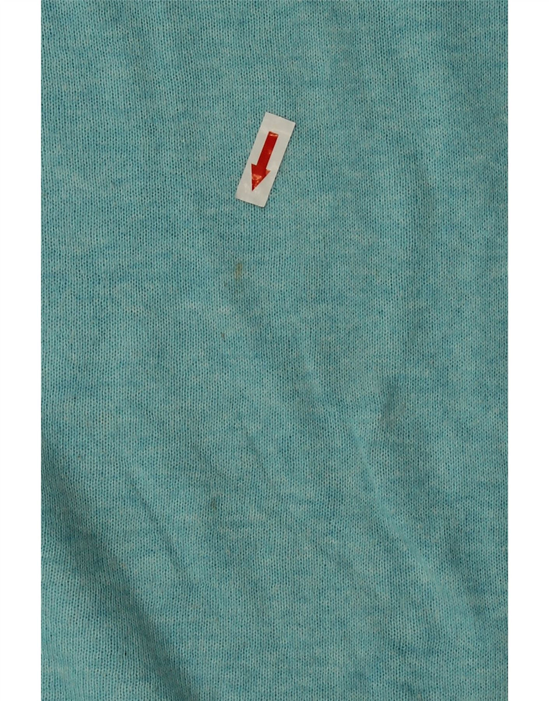Zara Herren-Pullover mit Rundhalsausschnitt, mittelblaue Baumwolle