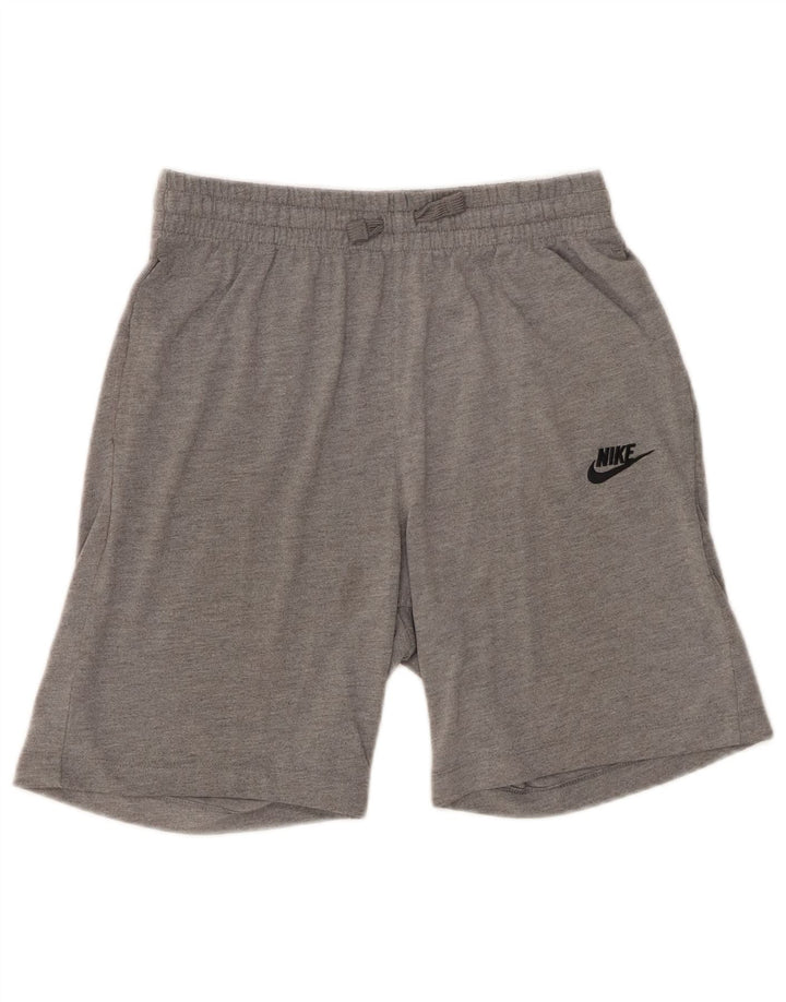 Nike Sportshorts für Jungen, 13–14 Jahre, XL, grau geflecktes Polyester
