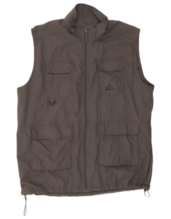 McKinley Herren Utility Gilet UK 44 2XL Graues Polyamid
