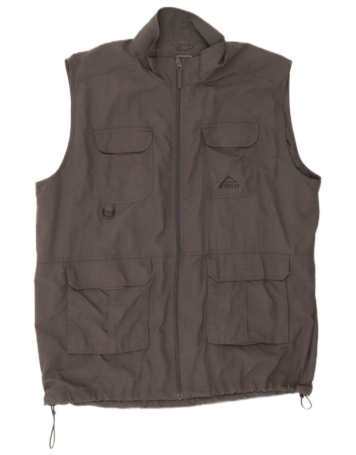 McKinley Herren Utility Gilet UK 44 2XL Graues Polyamid