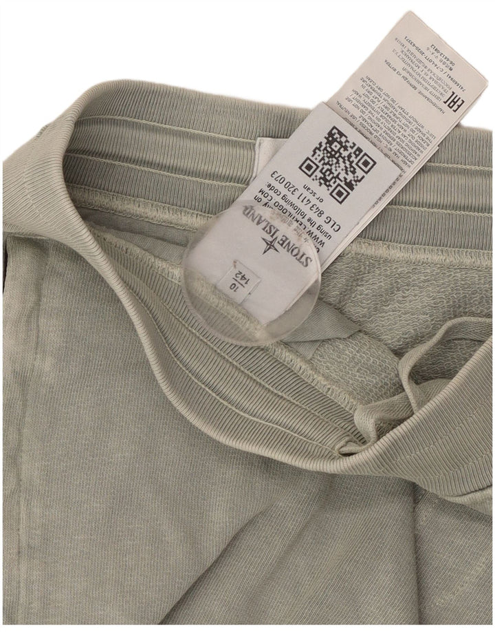 Stone Island Sportshorts für Jungen, 9–10 Jahre, graue Baumwolle