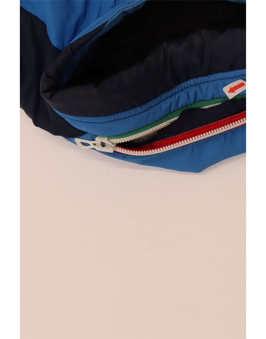 Samas Wattierte Damenjacke IT 50 XL Blaues Colourblock-Nylon