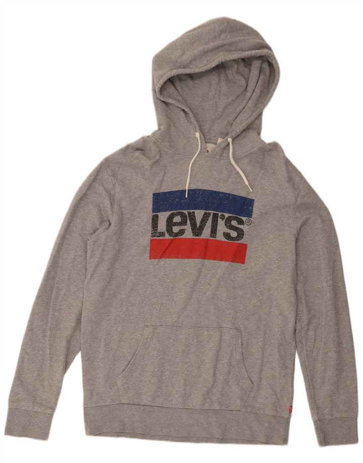 Levi's Herren Standard Graphic Hoodie Pullover mittelgraue Baumwolle