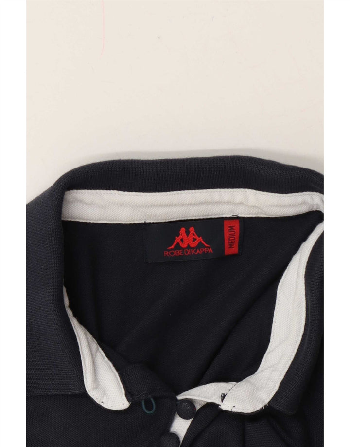Kappa Damen Poloshirt UK 14 Medium Marineblau