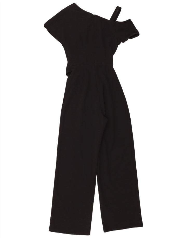 Monsoon One-Shoulder-Jumpsuit für Damen, Größe S, UK 8, Schwarz, Polyester