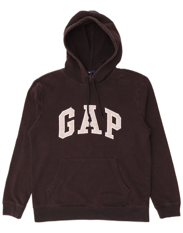 Gap Herren-Kapuzenpullover mit Grafik, Größe S, schwarze Baumwolle
