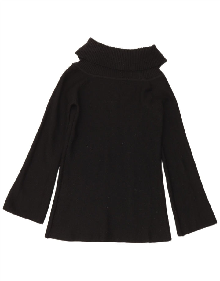 Luisa Spagnoli Damen-Pullover mit Rollkragen, Gr. 10, Größe S, Schwarz