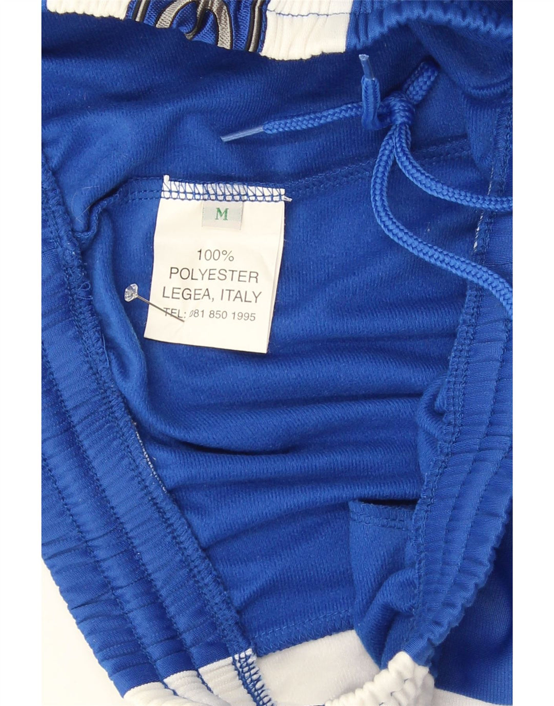 Legea Herren-Trainingsanzug mit grafischem Muster, Mittelblaues Farbblock-Polyester