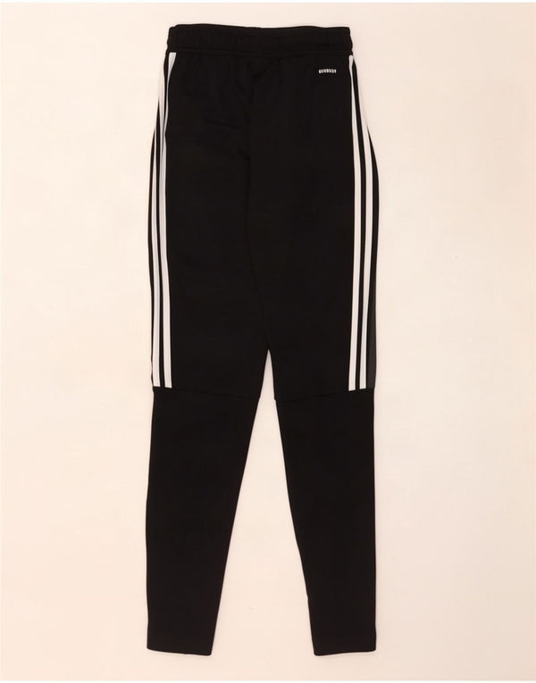Adidas Damen Climalite Trainingshose UK 4 XS Schwarz Polyester
