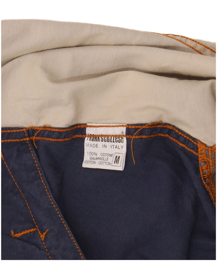 Frank Scozzese Herren-Jeansjacke in Übergröße, Größe UK 38, mittleres Marineblau