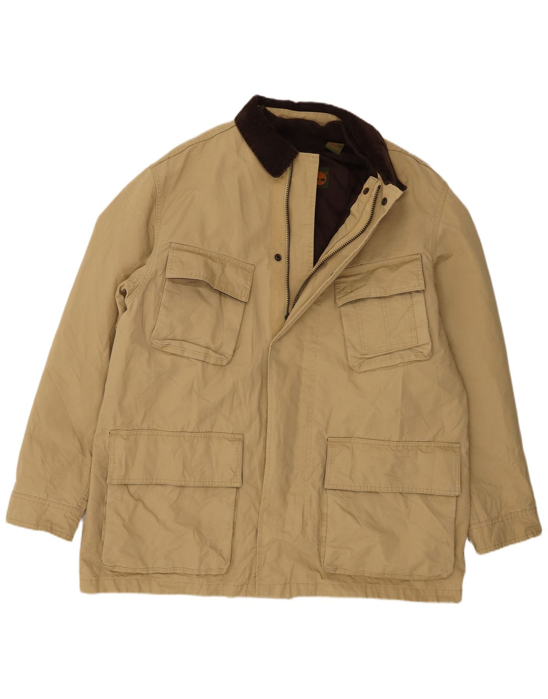 Timberland Herren Windjacke UK 42 XL Beige Nylon