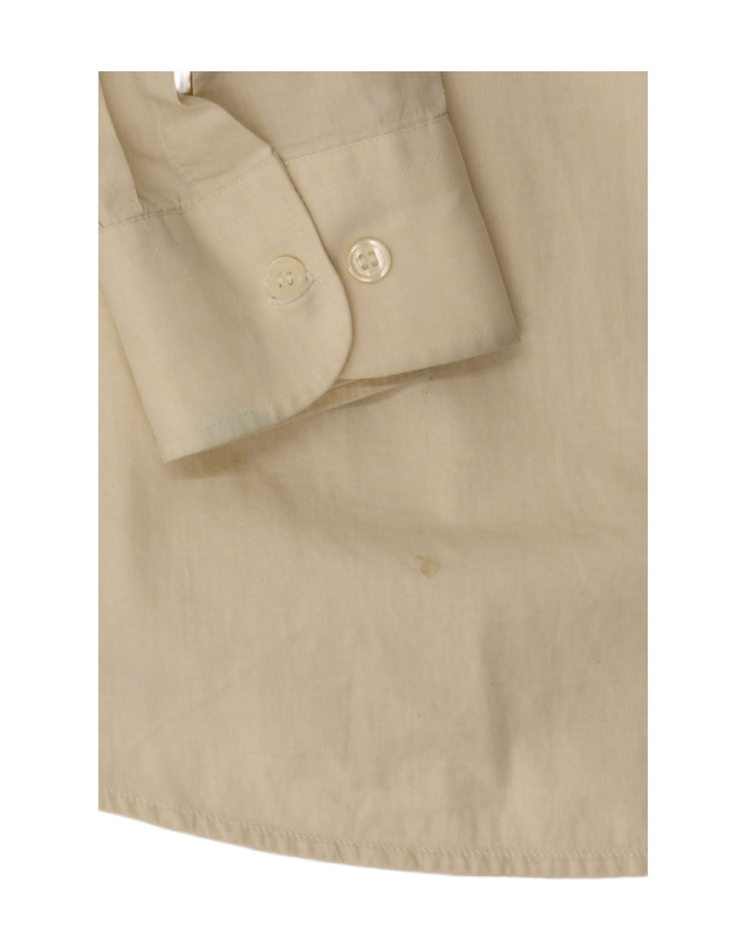 YORN Mens Shirt Size 41 Large Off White Cotton Vintage Yorn and Second-Hand Yorn from Messina Hembry 
